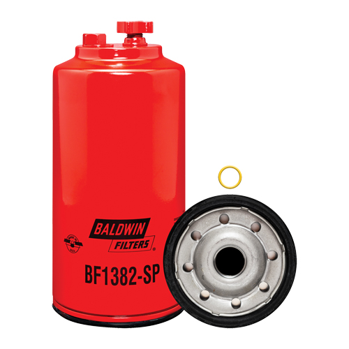 BF1382-SP Filtre &agrave; carburant s&eacute;parateur d'eau &agrave; visser avec drain & orifice pour capteur Equipex