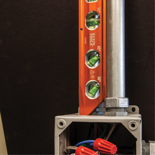 Torpedo Billet Level, 8" L, Aluminum, 4 Vials, Magnetic Equipex