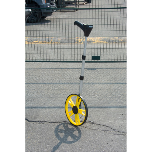Digital Distance Measuring Wheel, 12.5"/31.8 cm, 99999.9 m Range, Feet/Metres Equipex