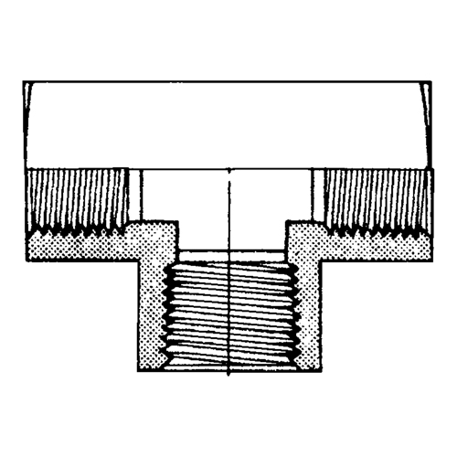 Raccord En T&eacute; Femelle, Laiton, 1/8" Equipex