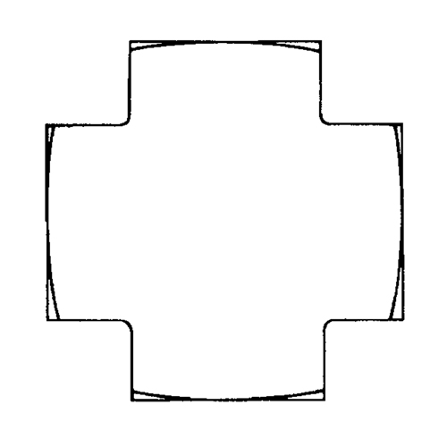 Cross 1/8" NPT Equipex
