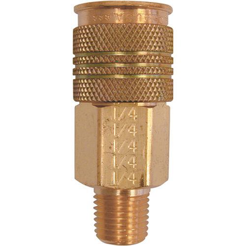 Uniquik Quick Coupler, Brass Equipex