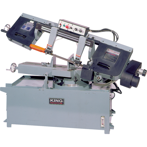 Metal Cutting Swivel Band Saws, Horizontal, Round 9" and  9" x 18" Rectangular Cutting Capacity Equipex