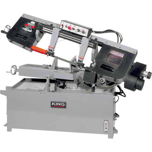 Metal Cutting Swivel Bandsaw, Horizontal, 9" x 18" Rectangular Cutting Capacity Equipex