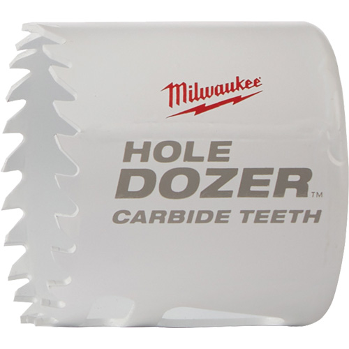 Scie &agrave; bouteur Hole Dozer avec dents au carbure, 2", Profondeur de la coupe 1-63/100", Carbure Equipex