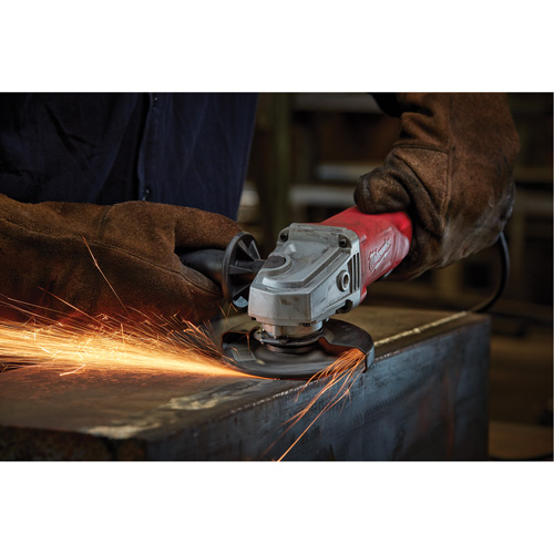 Small Angle Grinder, 4-1/2", 120 V, 11 A, 12000 RPM Equipex