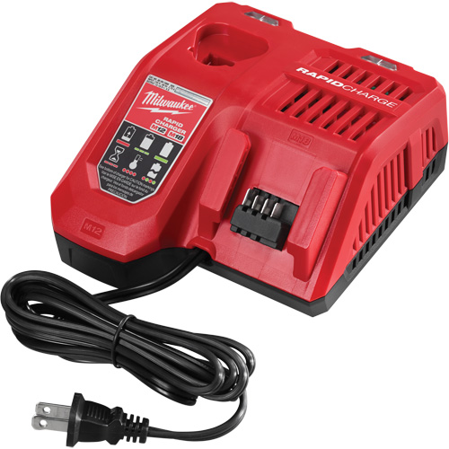 M18 & M12 Rapid Charger, 18 V, Lithium-Ion Equipex