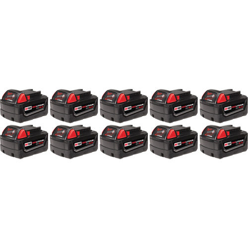 Bloc-piles M18 Redlithium, Lithium-ion, 18 V, 5 Ah Equipex