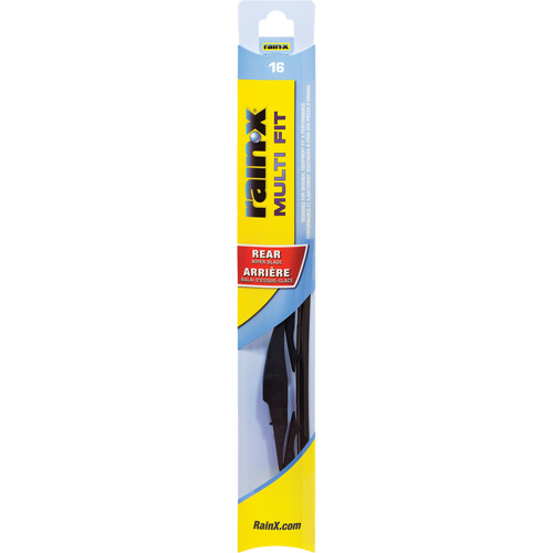 Multi Fit Rear Wiper Blade, 16", All-Season Equipex