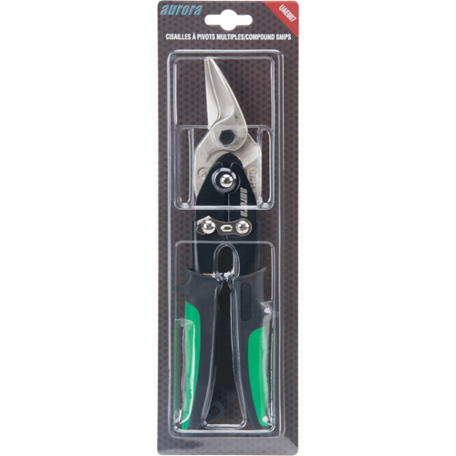 Cisailles &agrave; pivots multiples, Longueur de coupe de 1-1/8", Coupe Droite Equipex