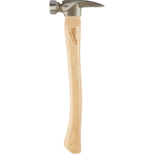 Marteau de charpente &agrave; face usin&eacute;e, 19 oz., Prise en Bois, 16" lo Equipex