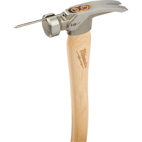 Marteau de charpente &agrave; face usin&eacute;e, 19 oz., Prise en Bois, 16" lo Equipex