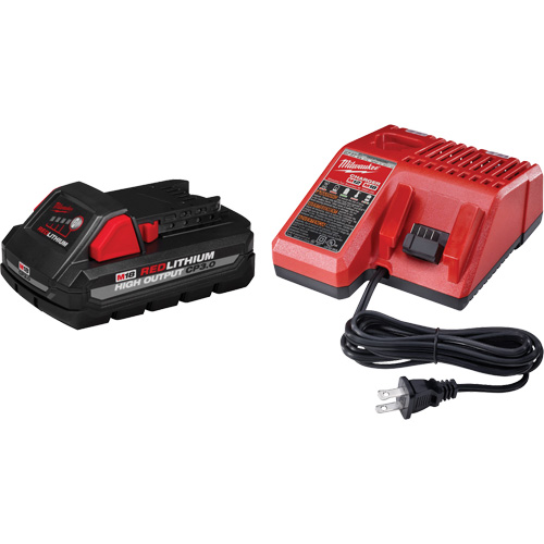 Ensemble de charge de blocs-pile M18 Redlithium High Output CP3.0, 18 V, Lithium-ion Equipex
