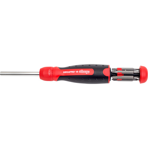 Tournevis &agrave; cliquet inviolable, 8-1/2" lo, Prise Coussin&eacute;e Equipex