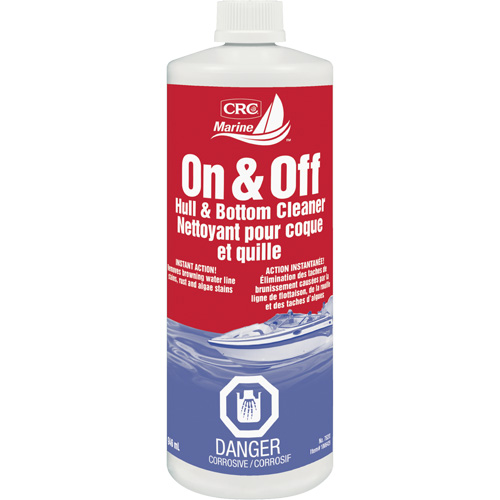 Nettoyant pour coques et parois inf&eacute;rieures de bateaux On & Off, 946 ml, Bouteille Equipex