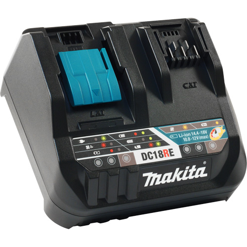 Chargeur rapide double port, 12 V/18 V, Lithium-ion Equipex