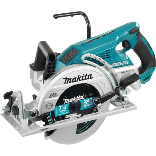 Rear Handle Circular Saw (Tool Only), 7-1/4", 18 V Equipex