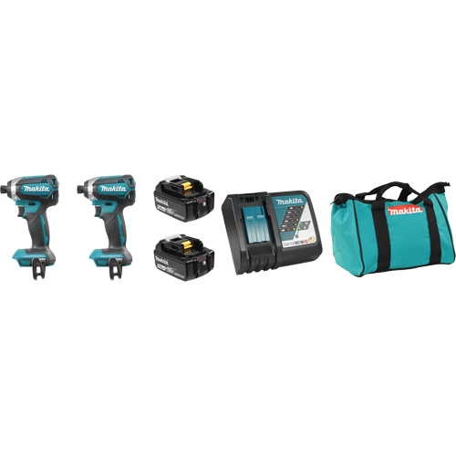 Ensemble de 2 outils avec moteur sans balai LXT, Lithium-ion, 18 V Equipex