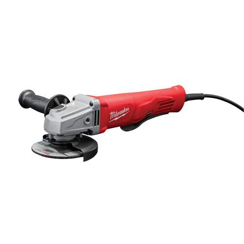 Small Angle Grinder with Lock-On Paddle Switch, 4-1/2", 120 V, 11 A, 12000 RPM Equipex