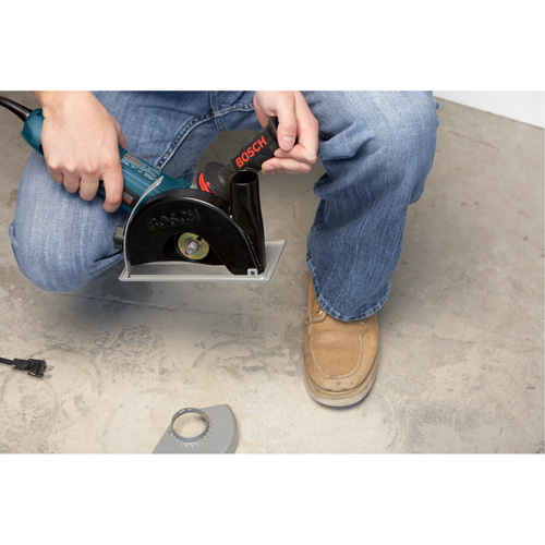 Dust-Extraction Guard For Small Angle Grinders Equipex