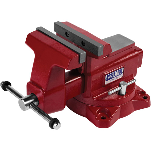 Utility HD Bench Vise, 6-1/2" Jaw Width, 4-1/4" Throat Depth Equipex