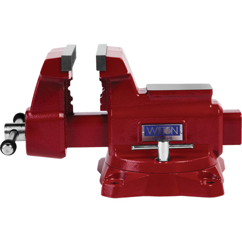 Utility HD Bench Vise, 6-1/2" Jaw Width, 4-1/4" Throat Depth Equipex