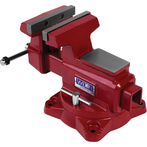 Utility HD Bench Vise, 6-1/2" Jaw Width, 4-1/4" Throat Depth Equipex