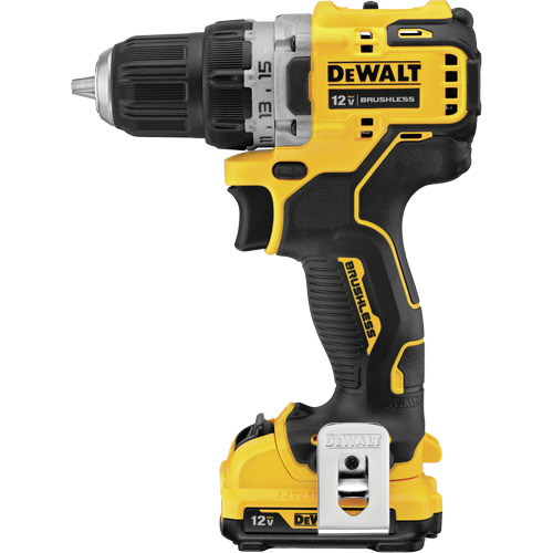 Trousse de perceuse-visseuse avec moteur sans brosse Xtreme, Lithium-ion, 12 V, Mandrin 3/8", Couple 250 UWO Equipex