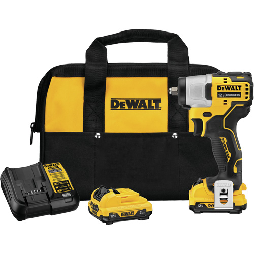 Xtreme Brushless Impact Wrench Kit, 12 V, 3/8" Socket Equipex