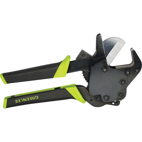 Cisaille &agrave; PVC &agrave; rochet ouverture rapide, Capacit&eacute; de 1-5/8" Equipex