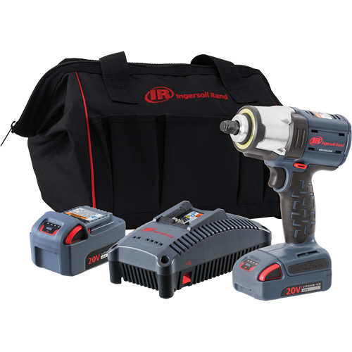 Ensemble de cl&eacute;s &agrave; chocs compactes sans fil IQv20, 20 V, Mandrin 1/2" Equipex
