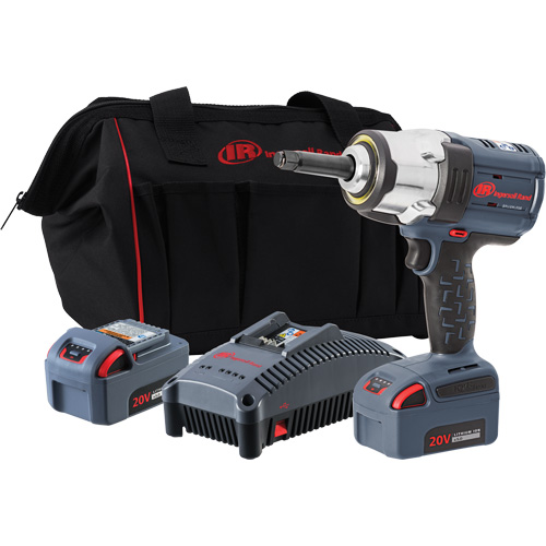 Cl&eacute; &agrave; percussion sans fil IQv20 avec n&eacute;cessaire de rallonge 2" Anvil, 20 V, Mandrin 1/2" Equipex