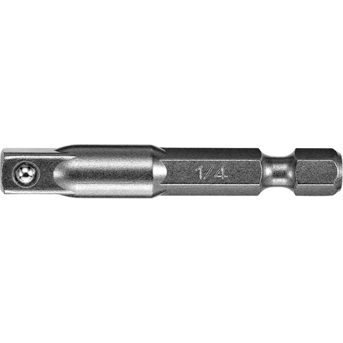 Adapter & Extension, 1/4" Drive Size, 1/4" Male Size, Pin, 8" L Equipex