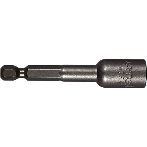 Lobular Nutsetter, 1/2" Tip, 1/4" Drive, 2-9/16" L, Magnetic Equipex