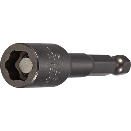 Lobular Nutsetter, 1/2" Tip, 1/4" Drive, 2-9/16" L, Magnetic Equipex