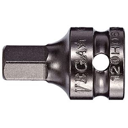 Embout &agrave; ins&eacute;rer, Hexagonale, 1/8" x 3/4" lo, Prise 1/4" Equipex