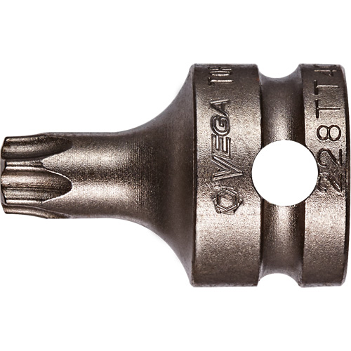 Embout &agrave; ins&eacute;rer, Torx inviolable, 25 x 1" lo, Prise 3/8" Equipex