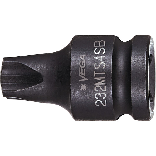 Embout &agrave; ins&eacute;rer, Mortorq Super, 4 x 1-1/4" lo, Prise 3/8" Equipex