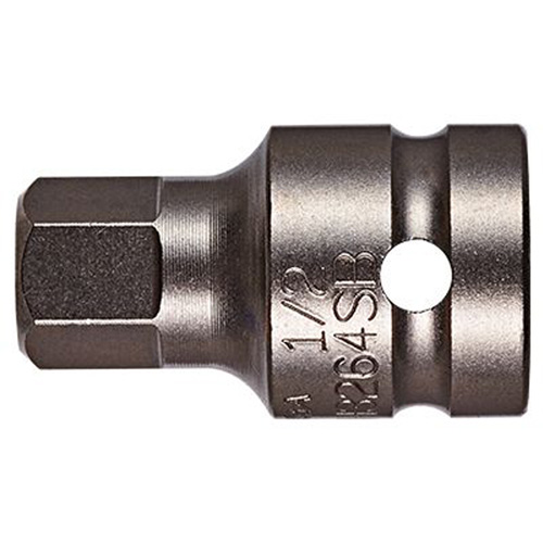 Embout &agrave; ins&eacute;rer, Hexagonale, 1/4" x 1-1/2" lo, Prise 1/2" Equipex