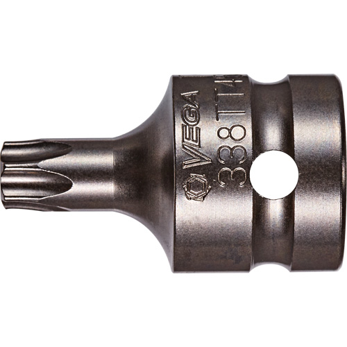 Socket Bit, Torx&reg; Tamper, 30 x 1-1/2" L, 1/2" Drive Equipex