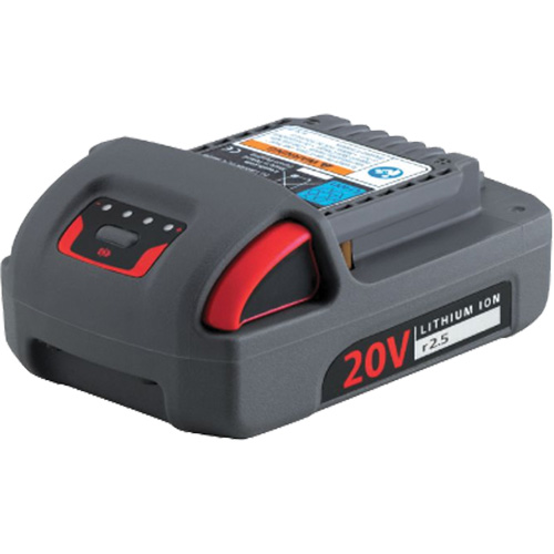 IQV20 Series Battery, Lithium-Ion, 20 V, 2.5 Ah Equipex