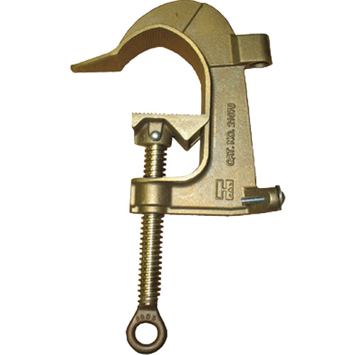 Bronze C-Head Ground Clamp, 2-7/8" (73 mm) Capacity Equipex