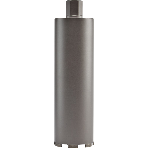 Diamond Ultra Dry Core Drill Bit, 3", 13" Depth of Cut, 1-1/4"-7 Thread Equipex