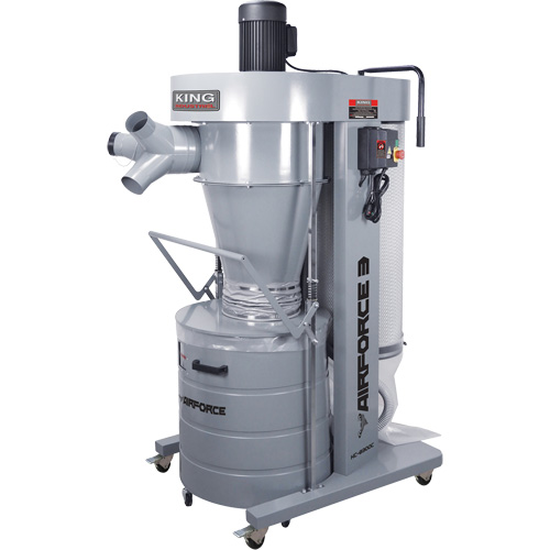 Collecteur de poussi&egrave;re Cyclone, 32" x 40" x 82" Equipex