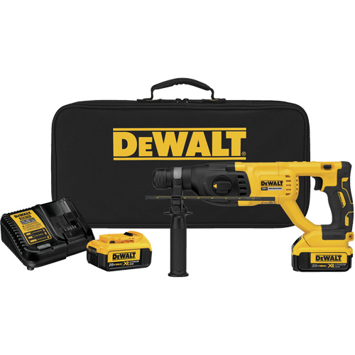 Trousse de marteau rotatif en L SDS MAX* XR, 20 V, 1", 1,9 lb-pi, 0-1500 tr/min Equipex
