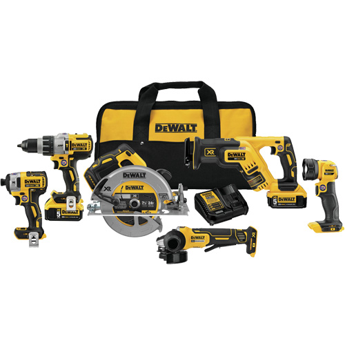 Trousse combin&eacute;e de 6 outils Max XR sans balai, Lithium-ion, 20 V Equipex