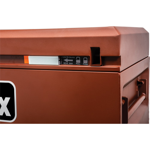 Armoire Site-Vault, 48" x 24" x 30-3/4", Acier, Orange Equipex