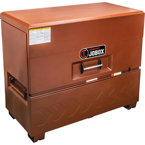 Coffre de style piano avec panneau frontal ouvrant Site-Vault, 60" la x 31" p x 51" h, Orange Equipex