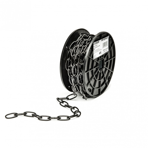 Decorator Chain, Carbon Steel, #10 x 40' (12.2 m) L, 35 lbs. (0.0175 tons) Load Capacity Equipex