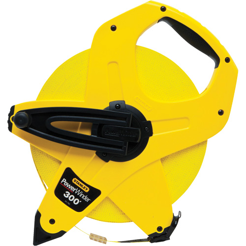Long ruban &agrave; mesurer PowerWinder, 1/2" x 300', Marques de goujon Imp&eacute;rial Equipex